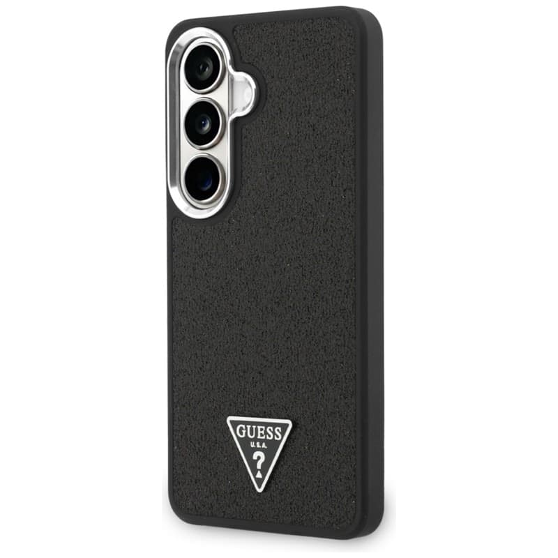 Custodia Guess Fixed Glitter Triangle MagSafe per Samsung Galaxy S26 (nera) - 2