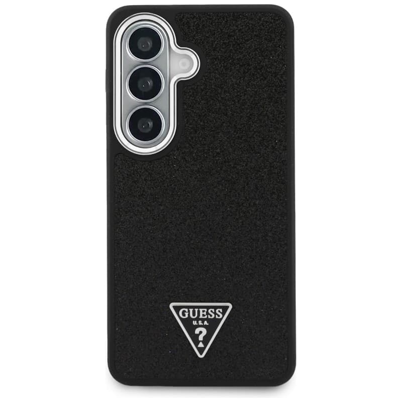 Custodia Guess Fixed Glitter Triangle MagSafe per Samsung Galaxy S26 (nera) - 3