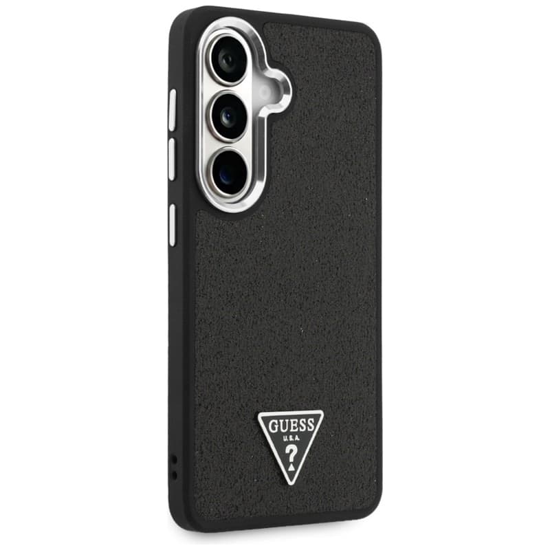 Custodia Guess Fixed Glitter Triangle MagSafe per Samsung Galaxy S26 (nera) - 4