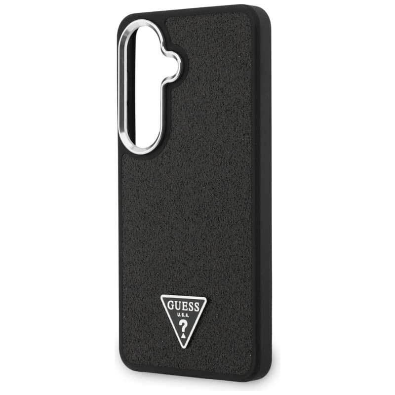 Custodia Guess Fixed Glitter Triangle MagSafe per Samsung Galaxy S26 (nera) - 6