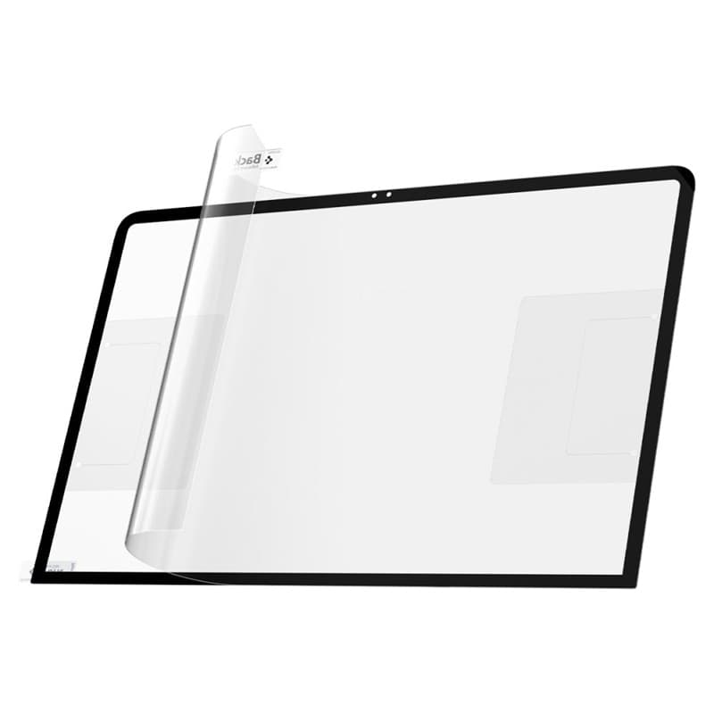 Spigen Glas.tR Slim FC - Vetro temperato per MacBook Neo (cornice nera) - 3