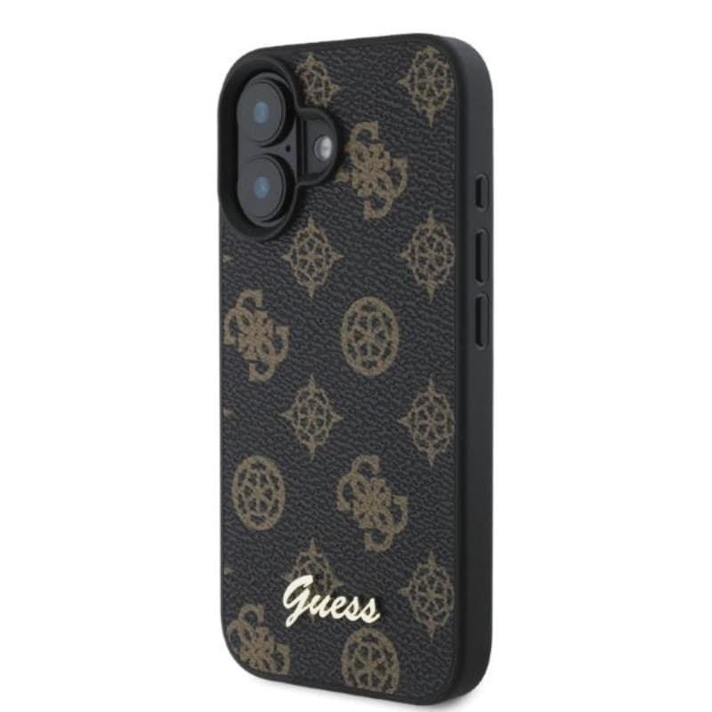 Guess Peony Script MagSafe - Case iPhone 16 (black) - 2