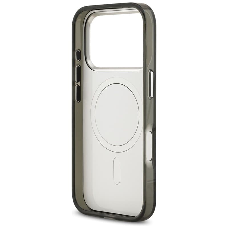 Karl Lagerfeld IML Aquarelle Karl & Logo MagSafe - Custodia per iPhone 17 Pro (Nero) - 7