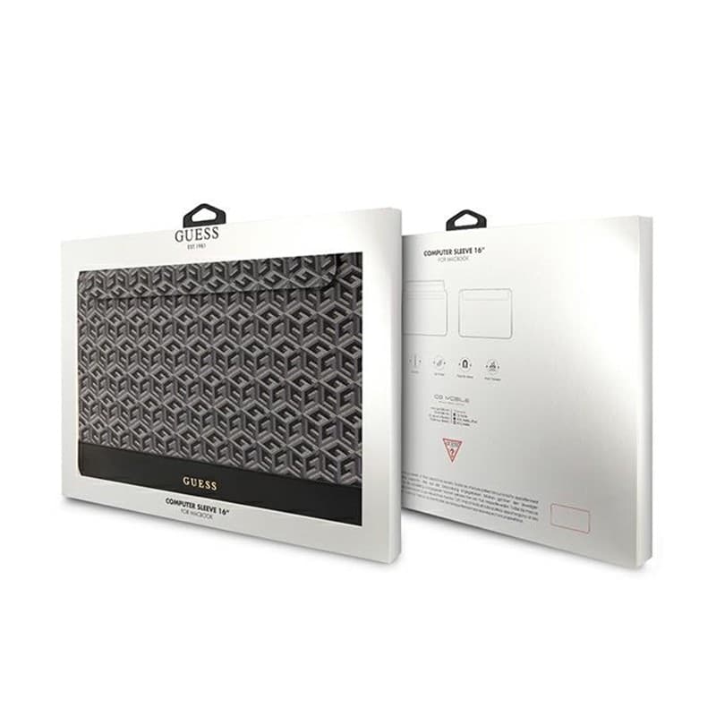 Guess GCube Stripes Computer Sleeve - 16" Notebook Case (Black) - 4