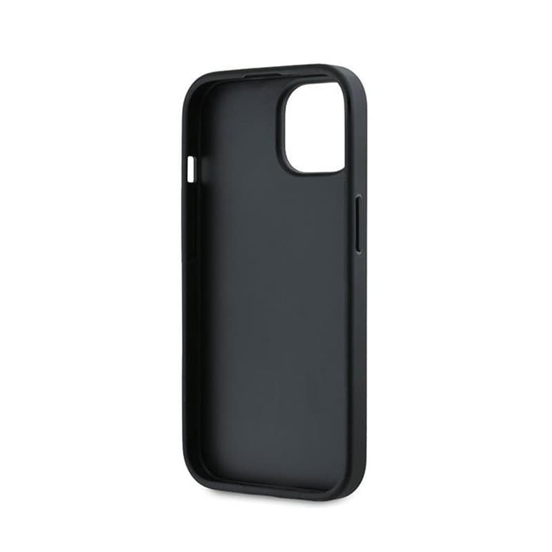 Karl Lagerfeld Diagonal Quilted Script - Case for iPhone 15 / 14 / 13 (Black) - 7
