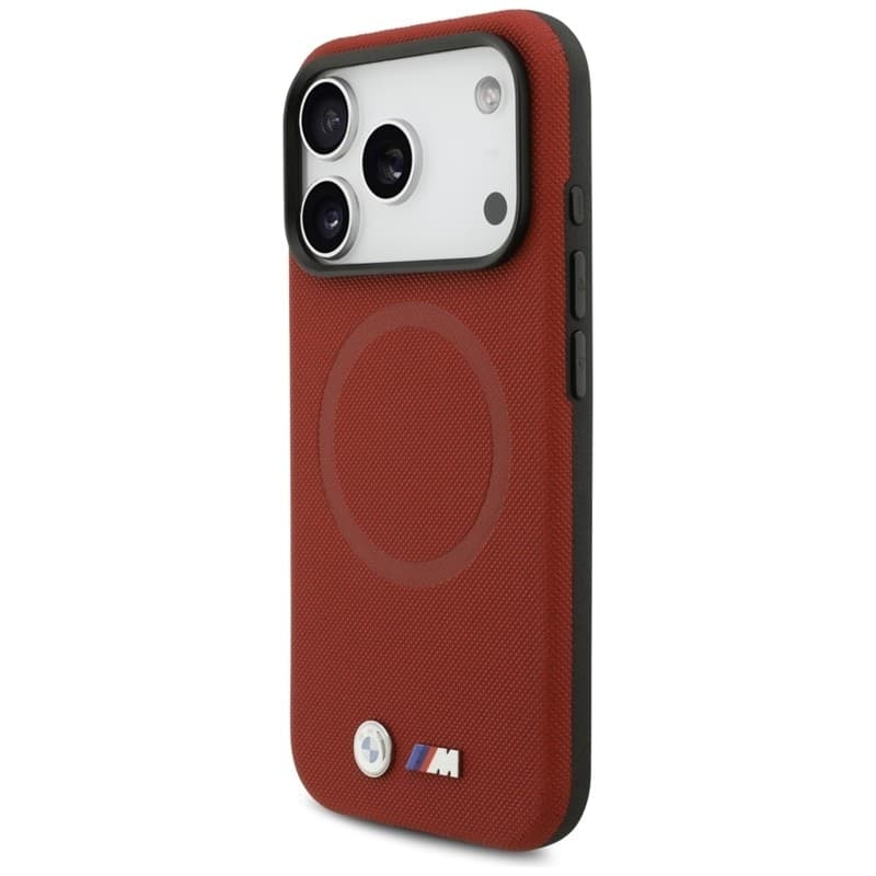 BMW M FW Metal Logo MagSafe - Case iPhone 17 Pro (red) - 2