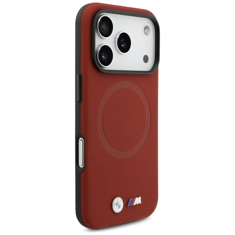BMW M FW Metal Logo MagSafe - Case iPhone 17 Pro (red) - 4
