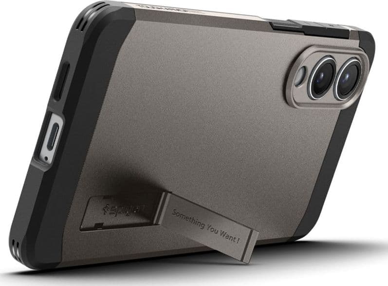 Spigen Tough Armor MagSafe - Case for Samsung Galaxy S25 Edge (Gunmetal) - 9