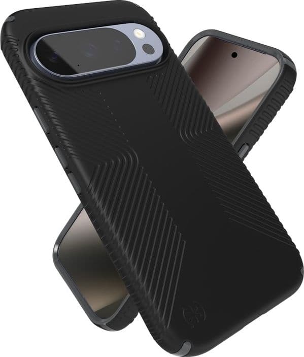 Speck Presidio2 Grip Magnet - Custodia per Google Pixel 10 / Google Pixel 10 Pro (Nero/Grigio Ardesia) - 20