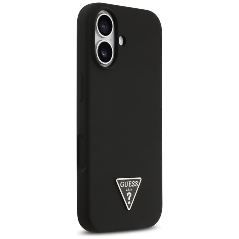 Guess Silicone Triangle Logo MagSafe - Case iPhone 17 (black) - 4