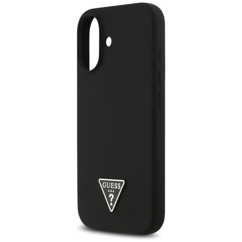 Guess Silicone Triangle Logo MagSafe - Case iPhone 17 (black) - 6