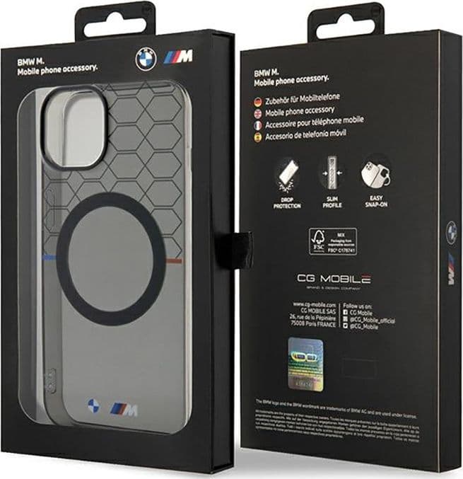 BMW Pattern MagSafe - Case for iPhone 14 Plus (Grey) - 8