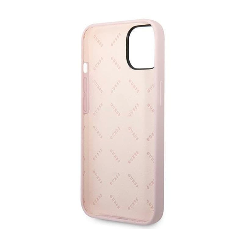 Guess Silicone Triangle Logo - Case for iPhone 14 Plus (Purple) - 7