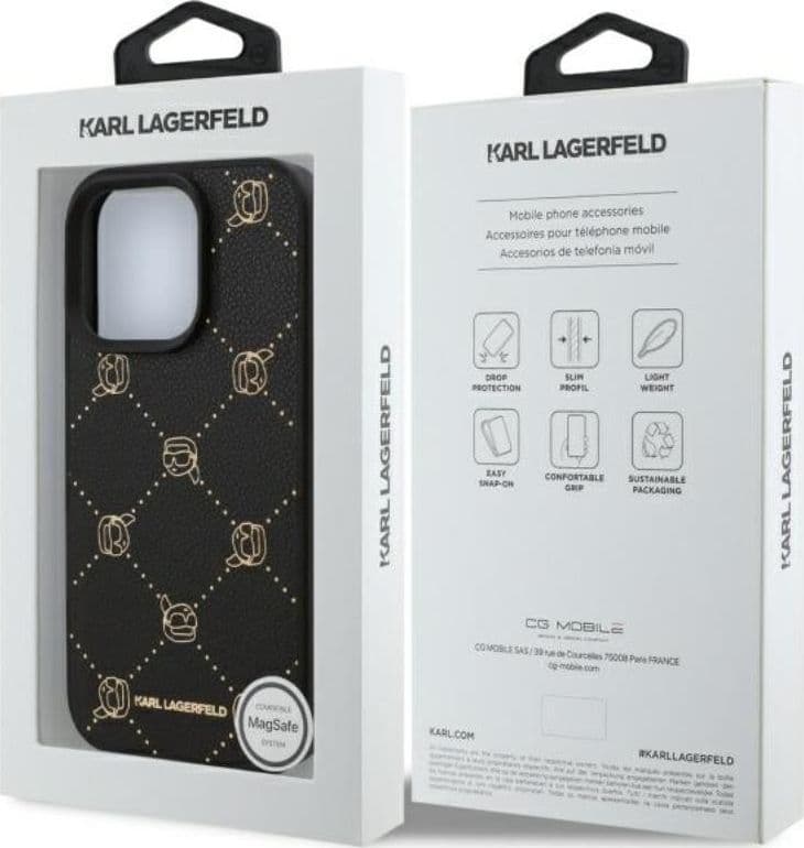 Karl Lagerfeld MagSafe Karl Head - Case for iPhone 16 Pro Max (black) - 8
