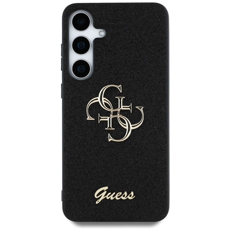 Guess Fixed Glitter Big 4G Metal Logo - Case for Samsung Galaxy S25+ (black) - 11