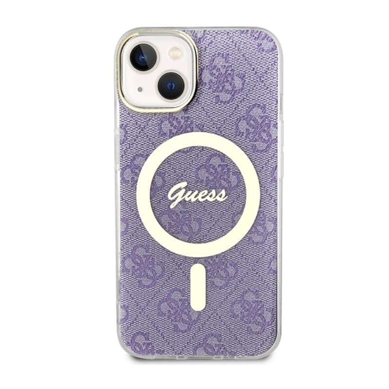 Guess 4G MagSafe - Case for iPhone 14 Plus (Purple) - 3