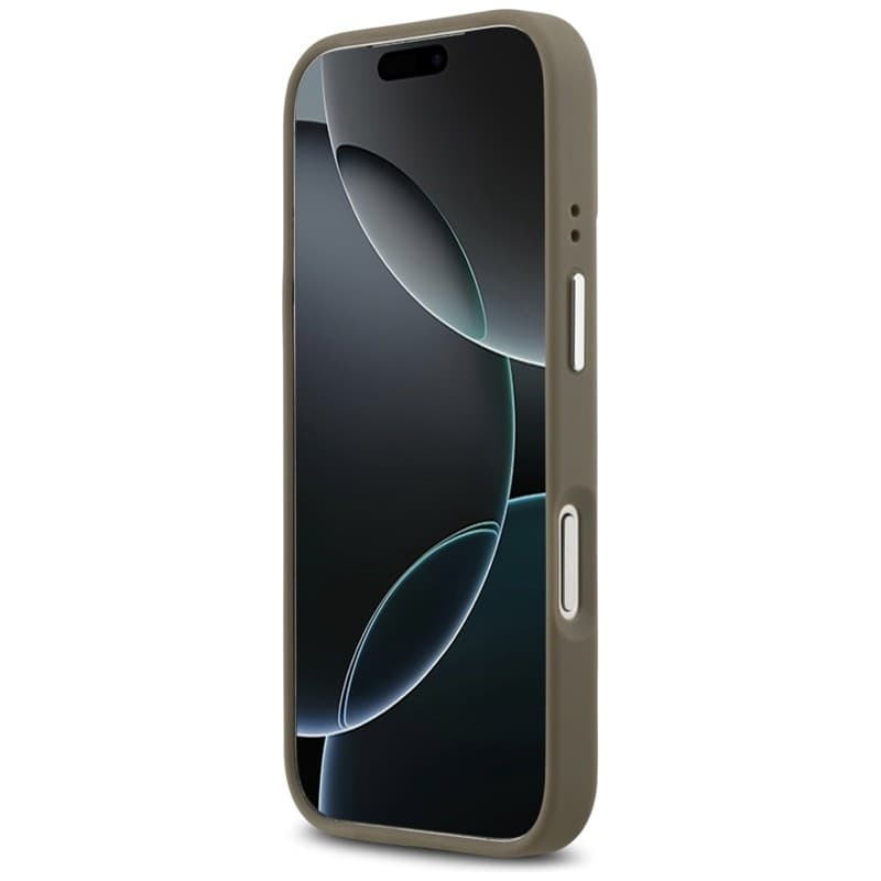 Guess Grained Big 4G Classic Logo - Case iPhone 17 Pro (brown) - 5