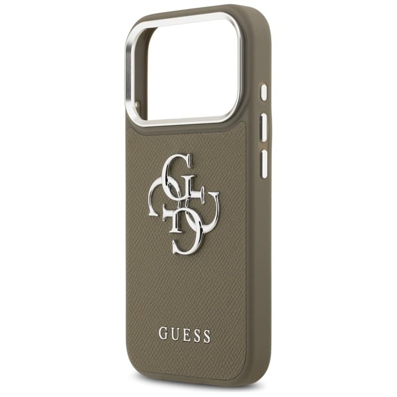 Guess Grained Big 4G Classic Logo - Case iPhone 17 Pro (brown) - 6
