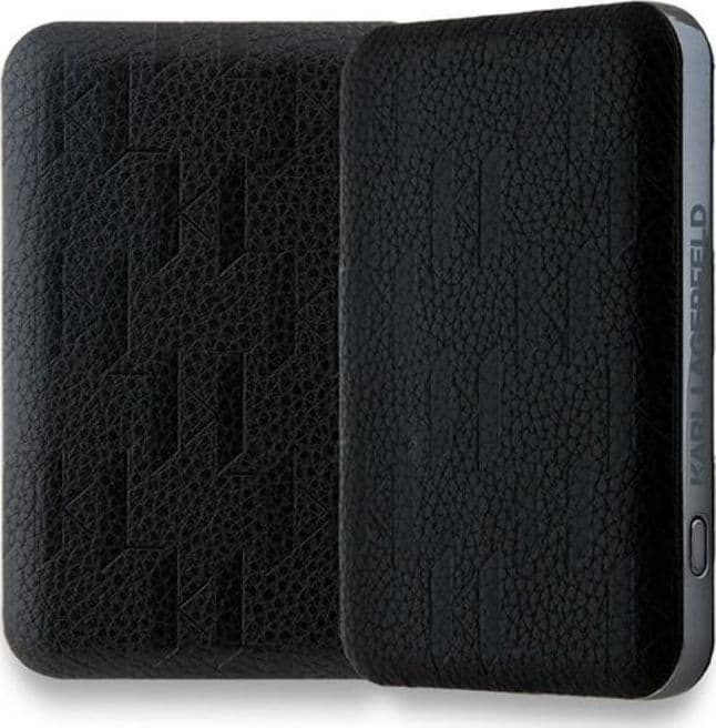 Karl Lagerfeld Karl & Choupette Head Pin MagSafe - Wireless Power Bank 5000 mAh 15W (black) - 3