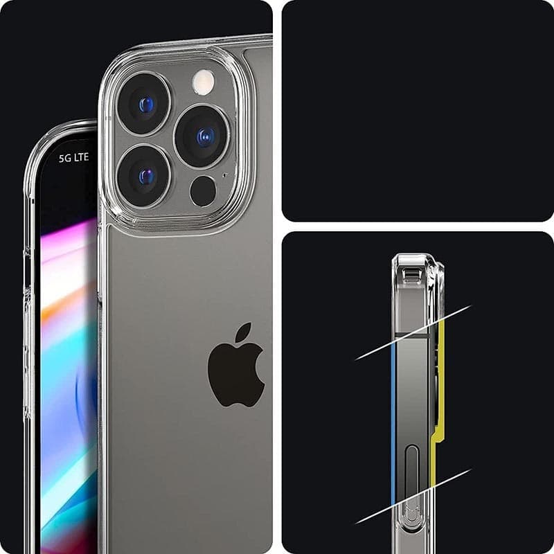 Spigen Ultra Hybrid - Case for iPhone 13 Pro (Transparent) - 8