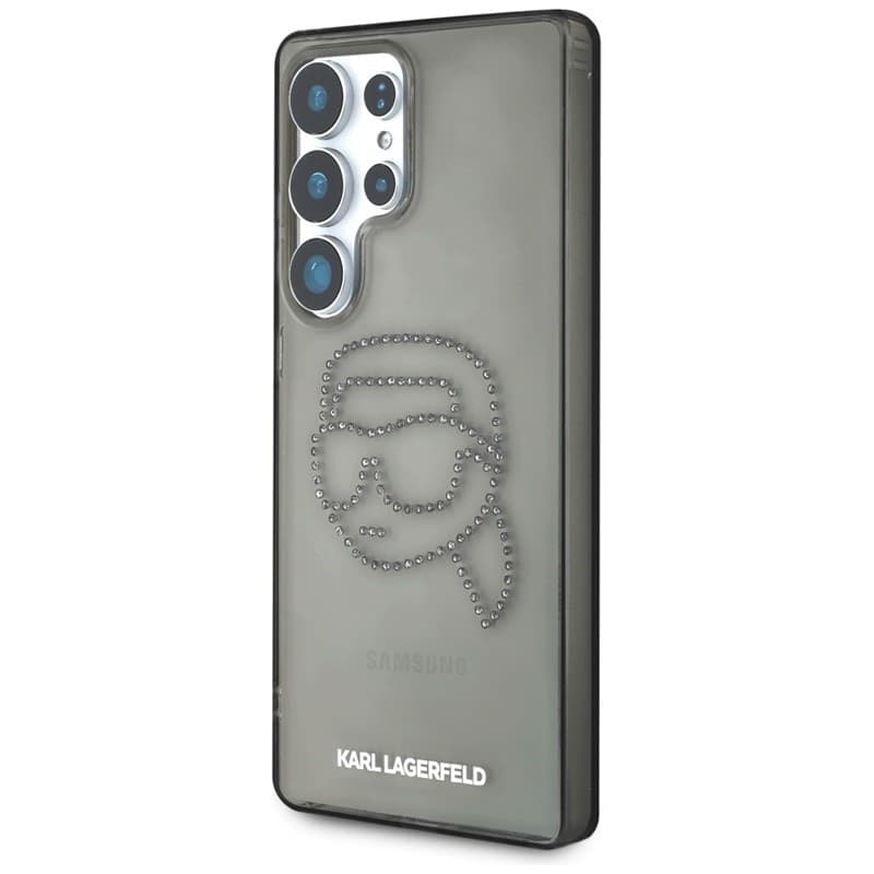 Karl Lagerfeld Rhinestones Karl Head Logo - Case for Samsung Galaxy S25 Ultra (Black) - 2