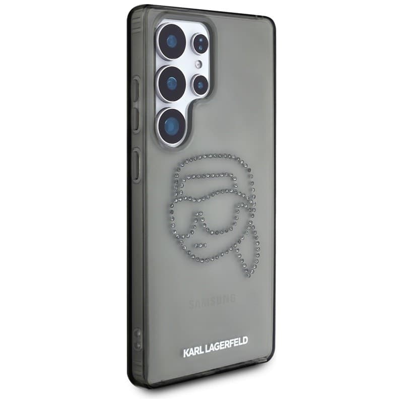 Karl Lagerfeld Rhinestones Karl Head Logo - Case for Samsung Galaxy S25 Ultra (Black) - 4