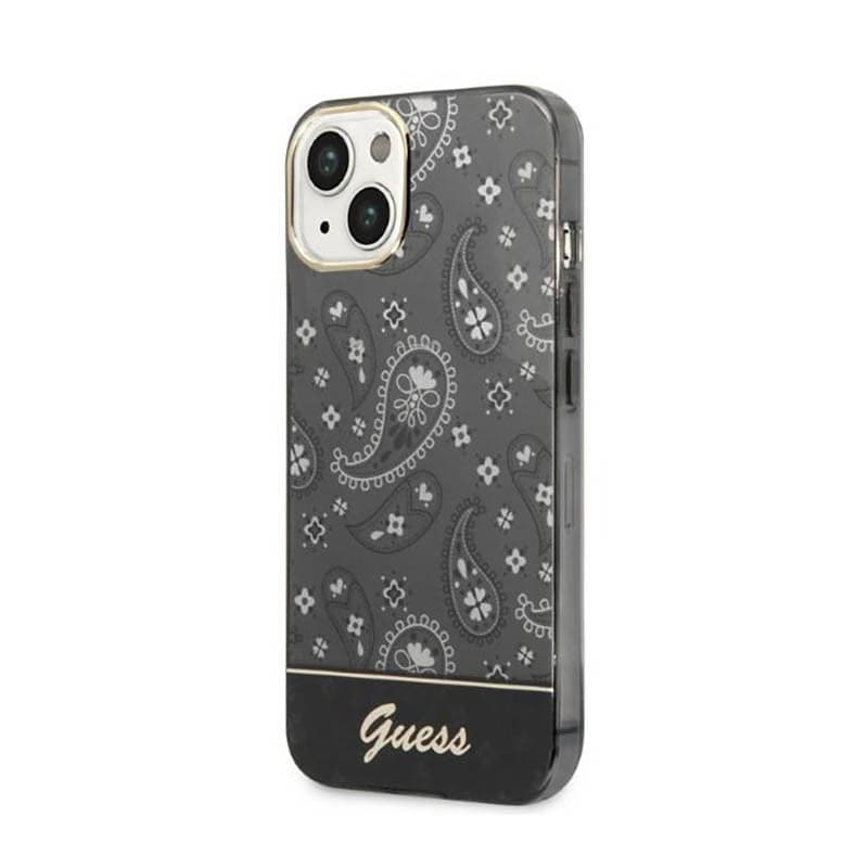 Guess Bandana Paisley - Case for iPhone 14 Plus (black) - 2