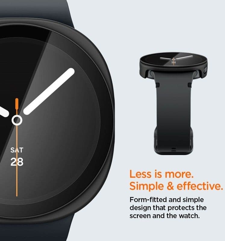 Spigen Thin Fit 360 - Custodia per Samsung Galaxy Watch 9 / 8 44 mm (Nero) - 7