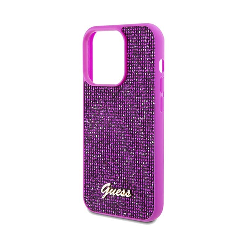 Guess Disco Metal Script - iPhone 14 Pro Case (fuchsia) - 6