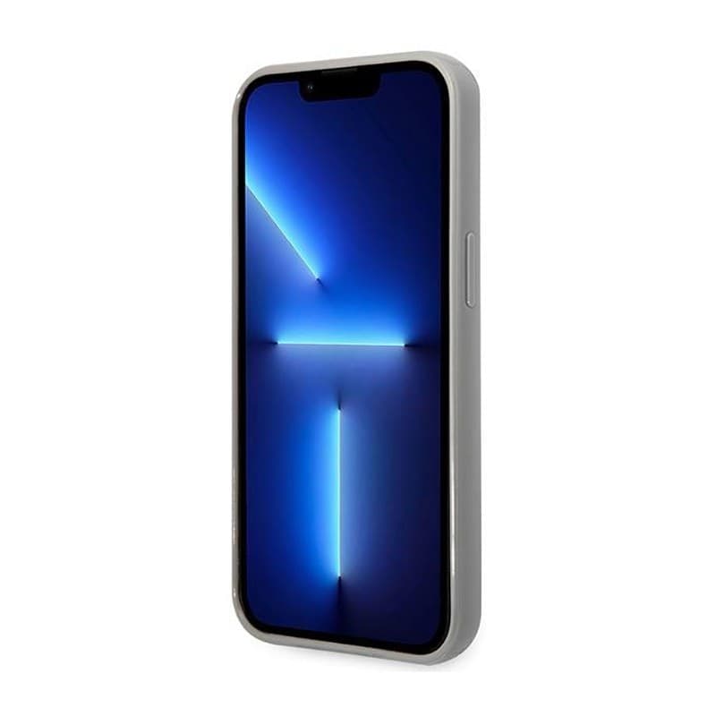 Karl Lagerfeld Monogram Iridescent - Cover for iPhone 14 Pro (silver) - 4