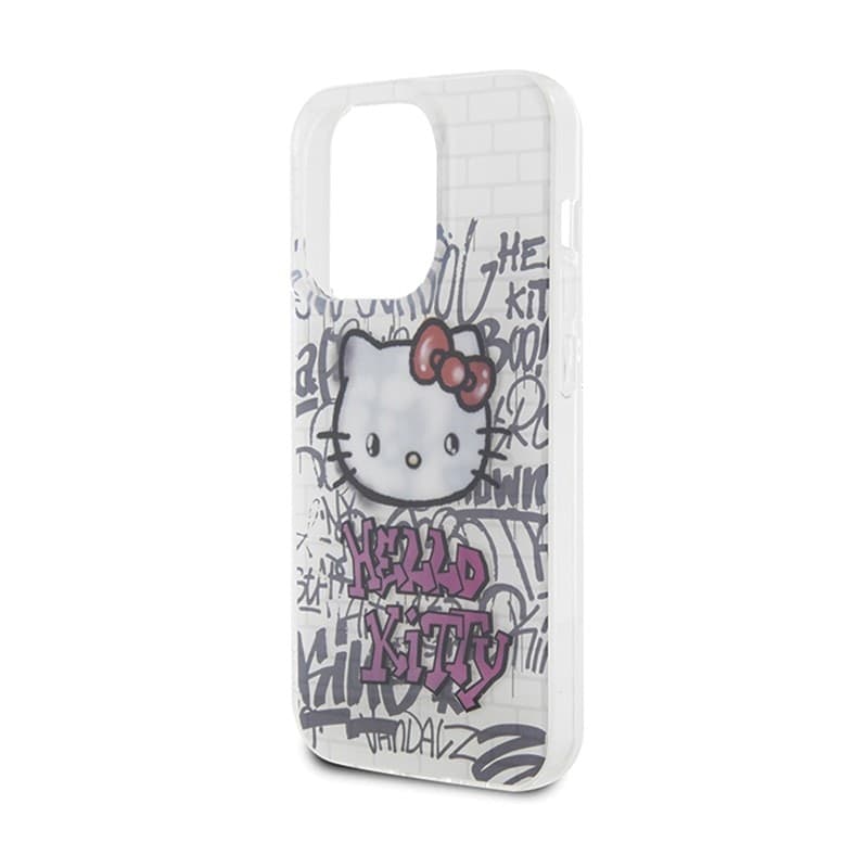 Hello Kitty IML Kitty On Bricks Graffiti - iPhone 15 Pro Max Case (white) - 6