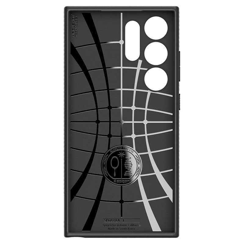 Spigen Liquid Air - Case for Samsung Galaxy S24 Ultra (Matte Black) - 3