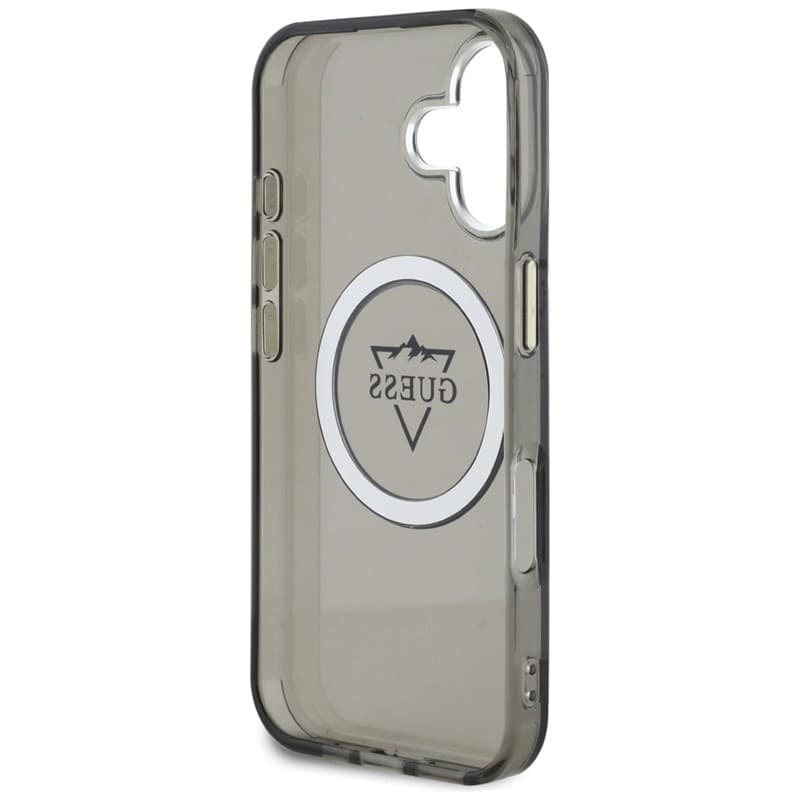 Guess IML Metal Mountain Logo MagSafe - Case for iPhone 16 (black) - 7