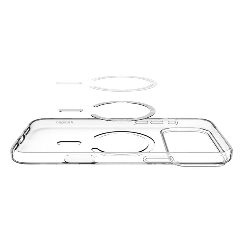 Spigen Liquid Crystal Mag MagSafe - Case for iPhone 17 Pro Max (Clear/White) - 5