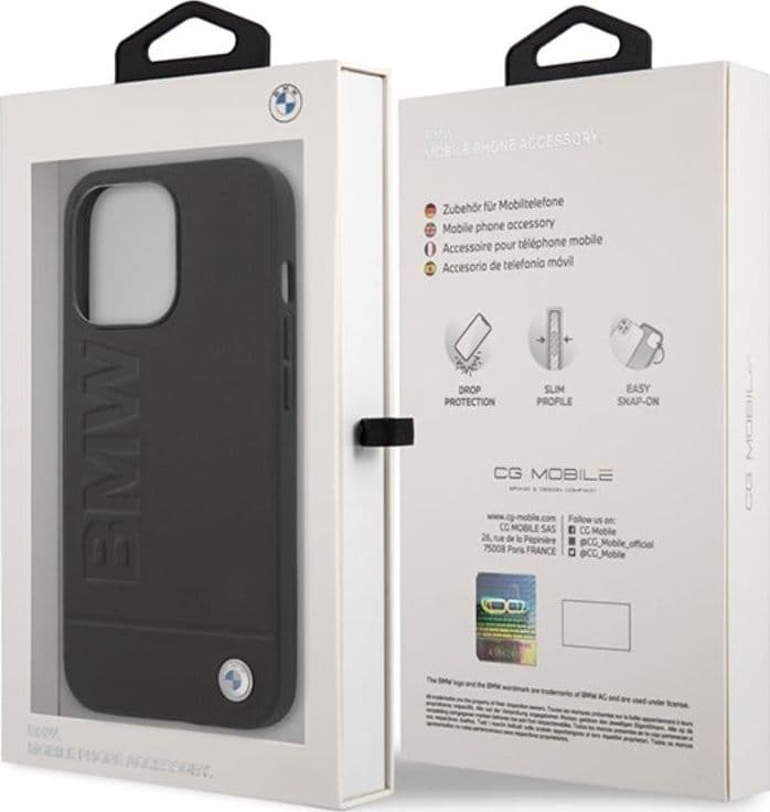 BMW Signature Logo Imprint MagSafe - Case for iPhone 14 Pro (Black) - 8
