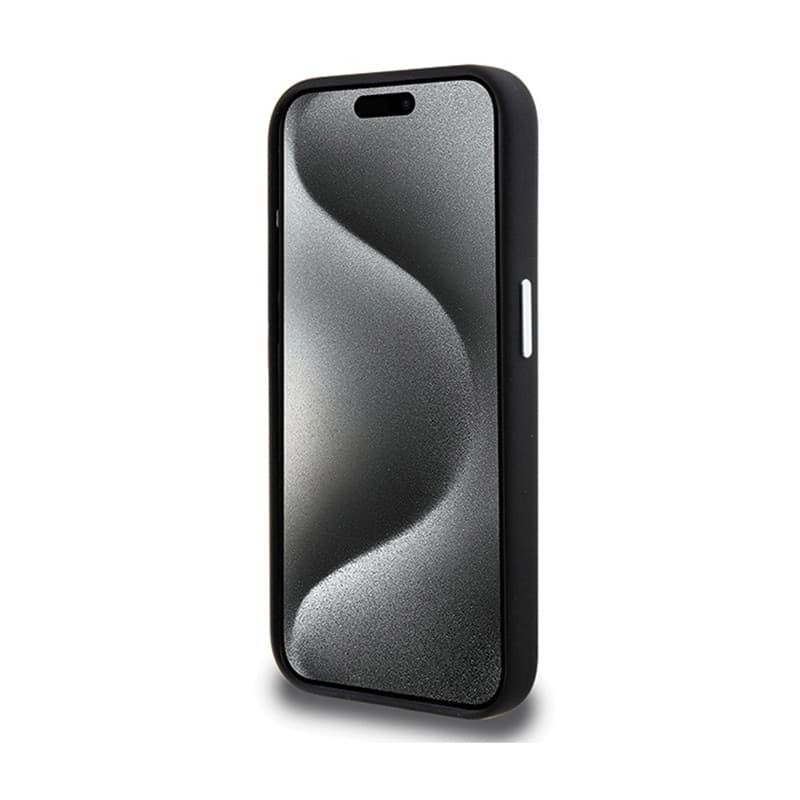 BMW Signature Liquid Silicone MagSafe - Case for iPhone 15 Pro (Black) - 5