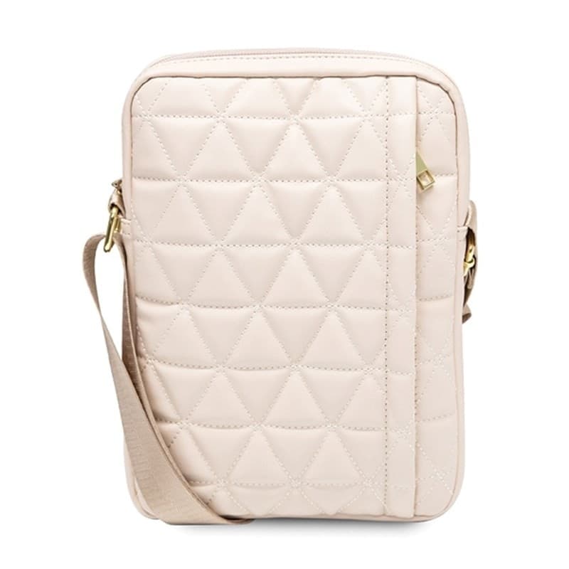 Guess Quilted Tablet Bag 10" (Pink) - 3
