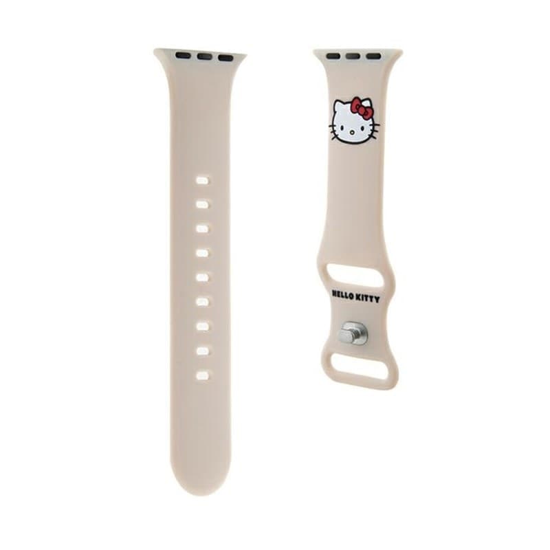 Hello Kitty Silicone Kitty Head - Strap for Apple Watch 38/40/41 mm (beige) - 3