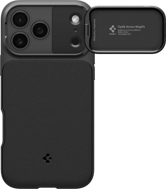 Spigen Optik Armor Mag MagSafe - Case for iPhone 17 Pro (Black) - 2