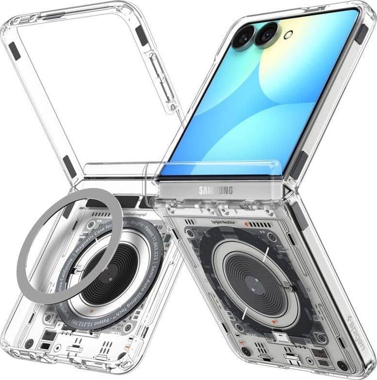 Spigen Ultra Hybrid Pro MagSafe - Custodia per Samsung Galaxy Z Flip 8 (Neo One) - 4