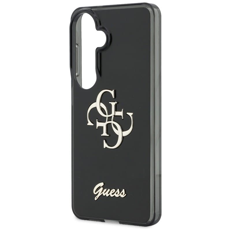 Guess IML Big Metal 4G Script - Custodia per Samsung Galaxy S26 (nera) - 6