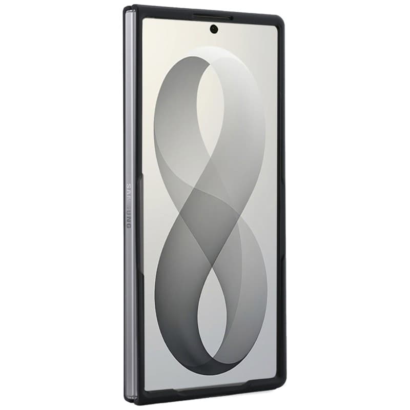 Guess Magnetic Ring Stand Graned Classic Logo MagSafe - Custodia per Samsung Galaxy Z Fold 8 Ultra (beige) - 5