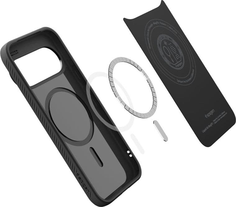 Spigen Liquid Air Mag MagSafe - Custodia per Google Pixel 11 Pro XL (Nero opaco) - 5