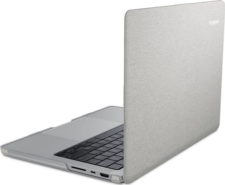 Spigen Urban Fit - Custodia per MacBook Pro 14" (M5/M4/M3/M2/M1/2026-2021) (Grigio melange) - 2