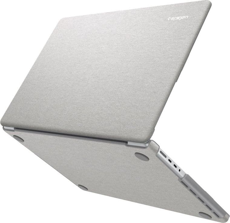 Spigen Urban Fit - Custodia per MacBook Pro 14" (M5/M4/M3/M2/M1/2026-2021) (Grigio melange) - 5