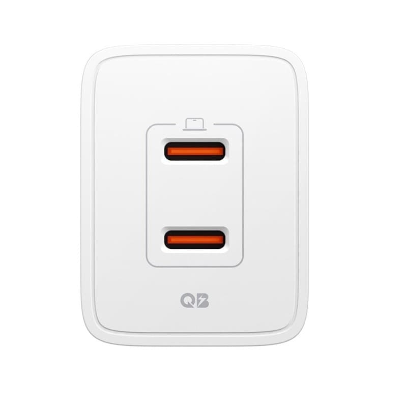 Spigen Essential EE472EU GaN Pro - Caricabatterie da parete 2x USB-C 47W (bianco) - 2