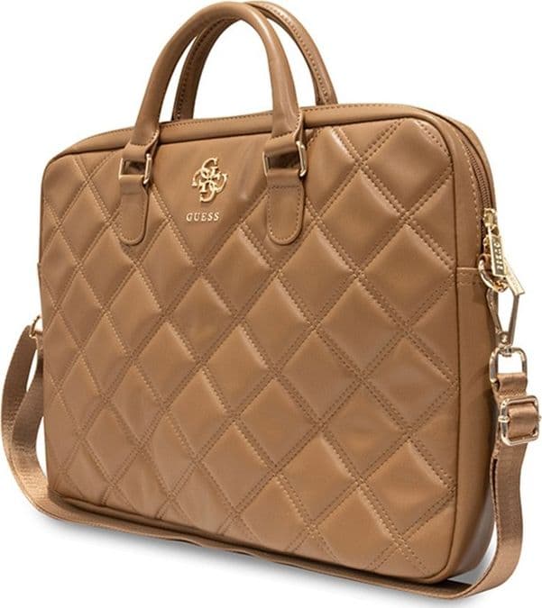 Guess Quilted 4G Computer Bag - Laptop bag 15" / 16" (brown) - 2