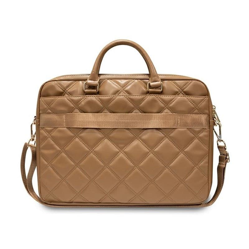 Guess Quilted 4G Computer Bag - Laptop bag 15" / 16" (brown) - 3