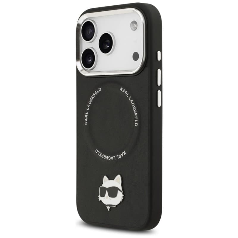 Karl Lagerfeld Choupette Pin MagSafe - Case iPhone 17 Pro Max (black) - 2