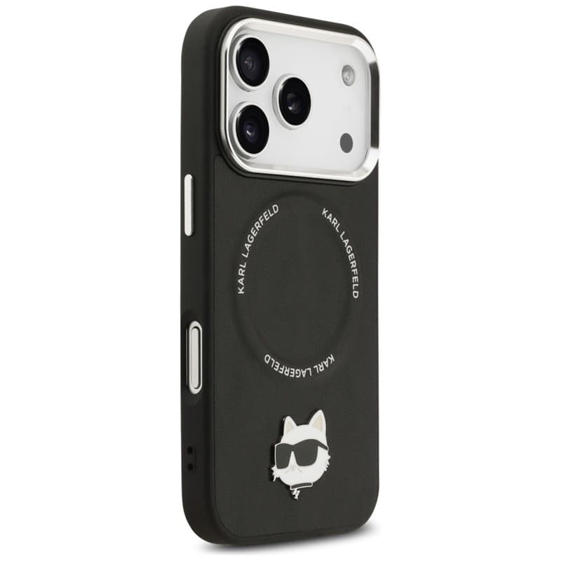 Karl Lagerfeld Choupette Pin MagSafe - Case iPhone 17 Pro Max (black) - 4